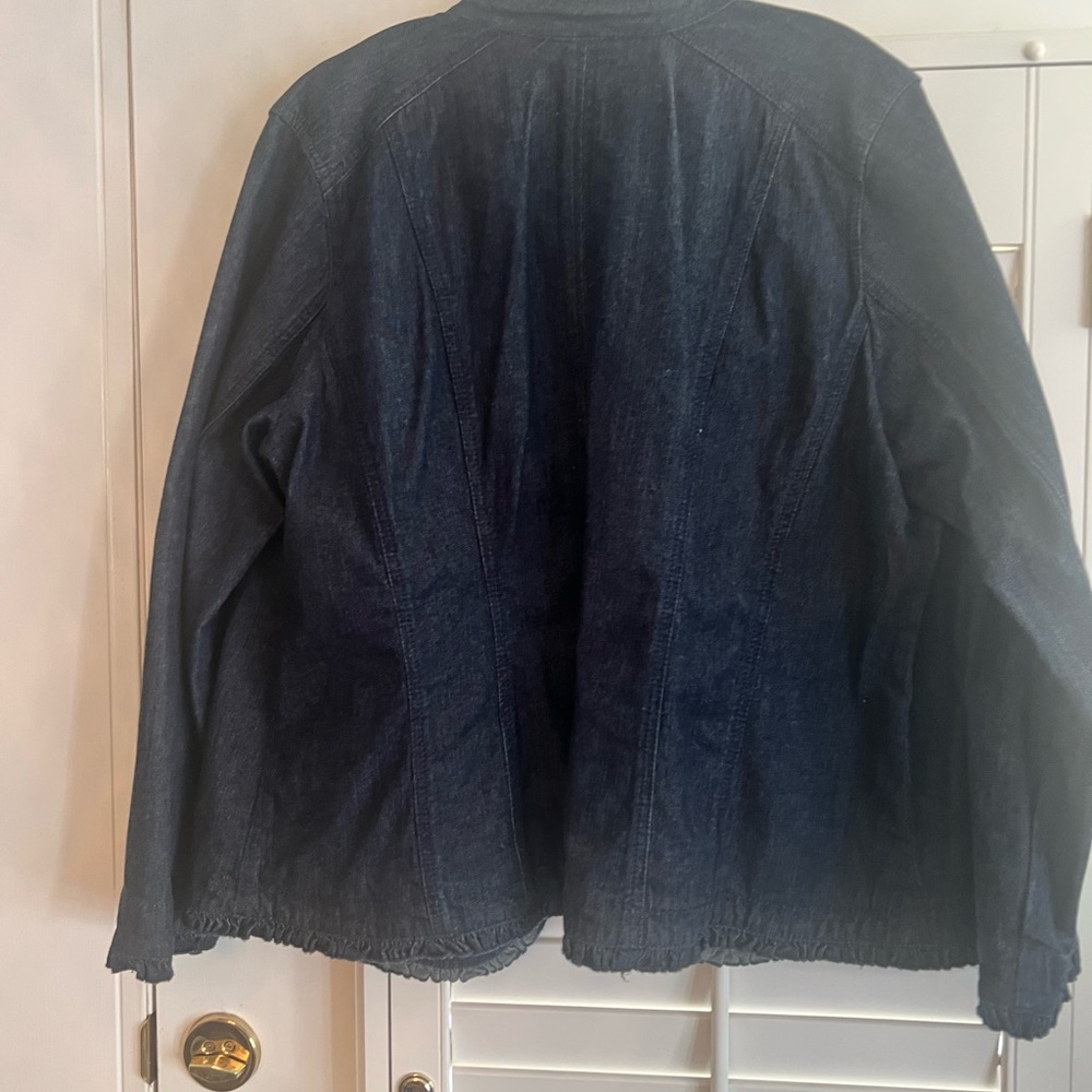 Denim Navy Jacket Charter Club - Picture 2 of 3